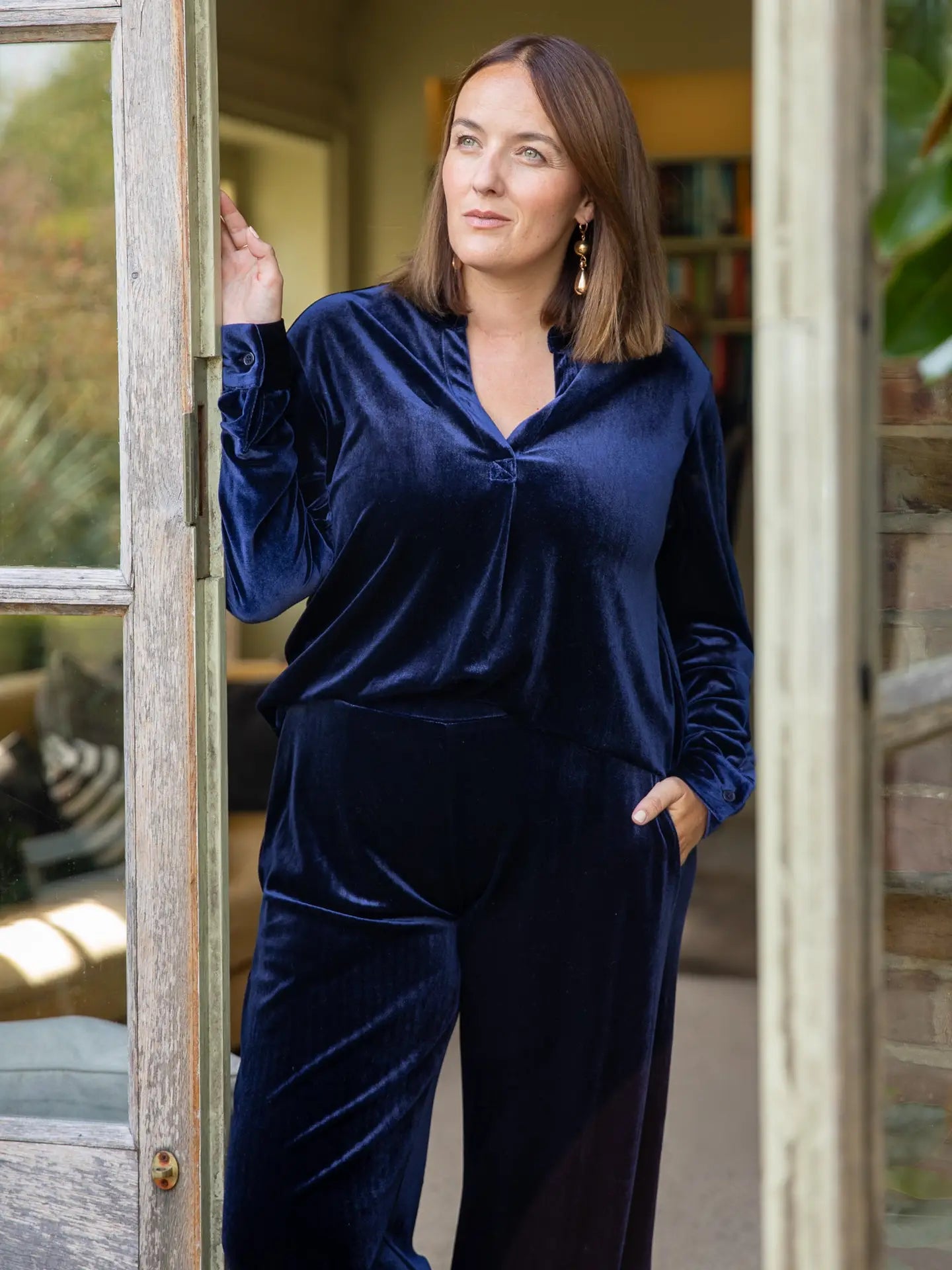 Chalk UK - Josie Velvet Shirt