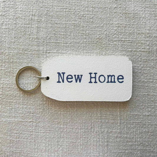 The Wooden Postcard Company - New Home - Wooden Key Tag