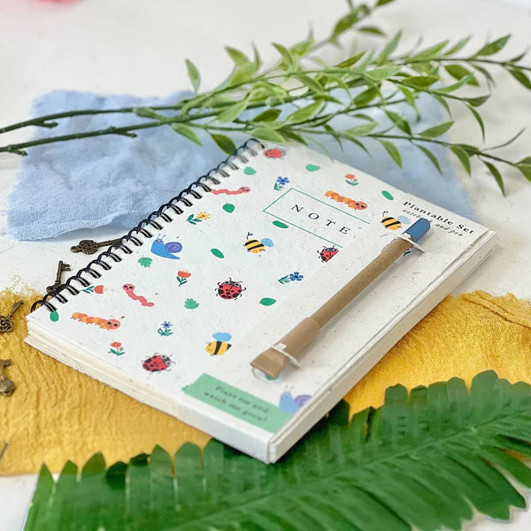 Little Green Paper Shop - Notebook and Pen Set