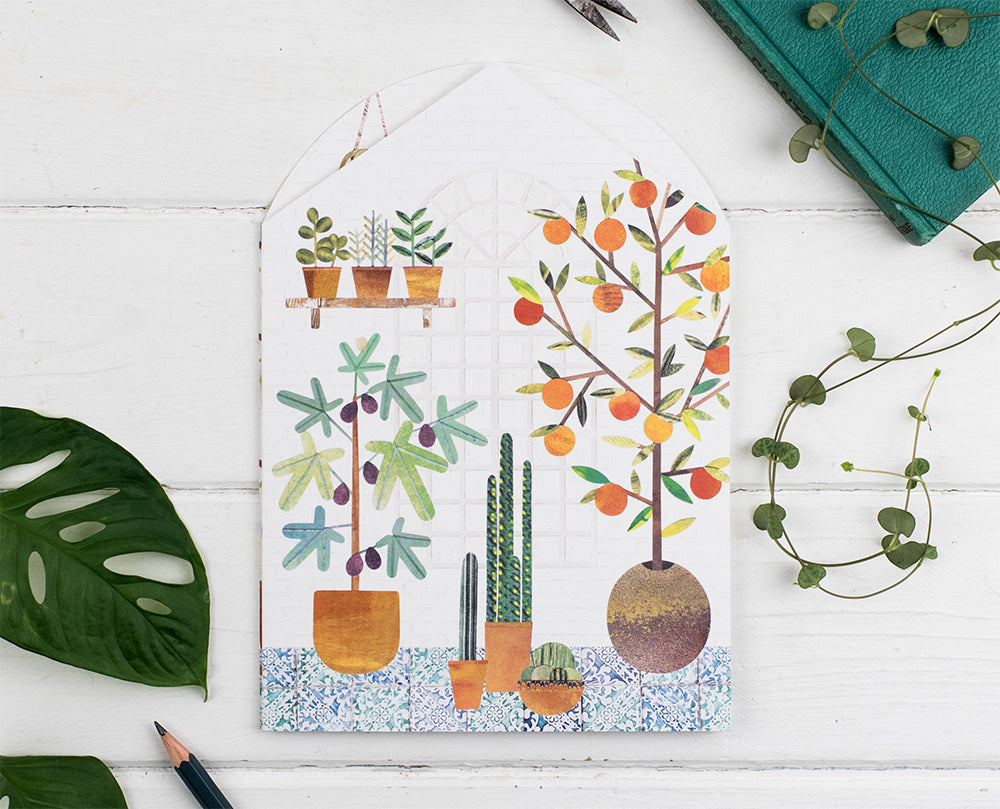 Orangery Concertina Card