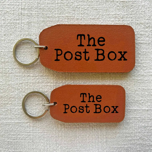 The Wooden Postcard Company - Post Box - Wooden Key Tag