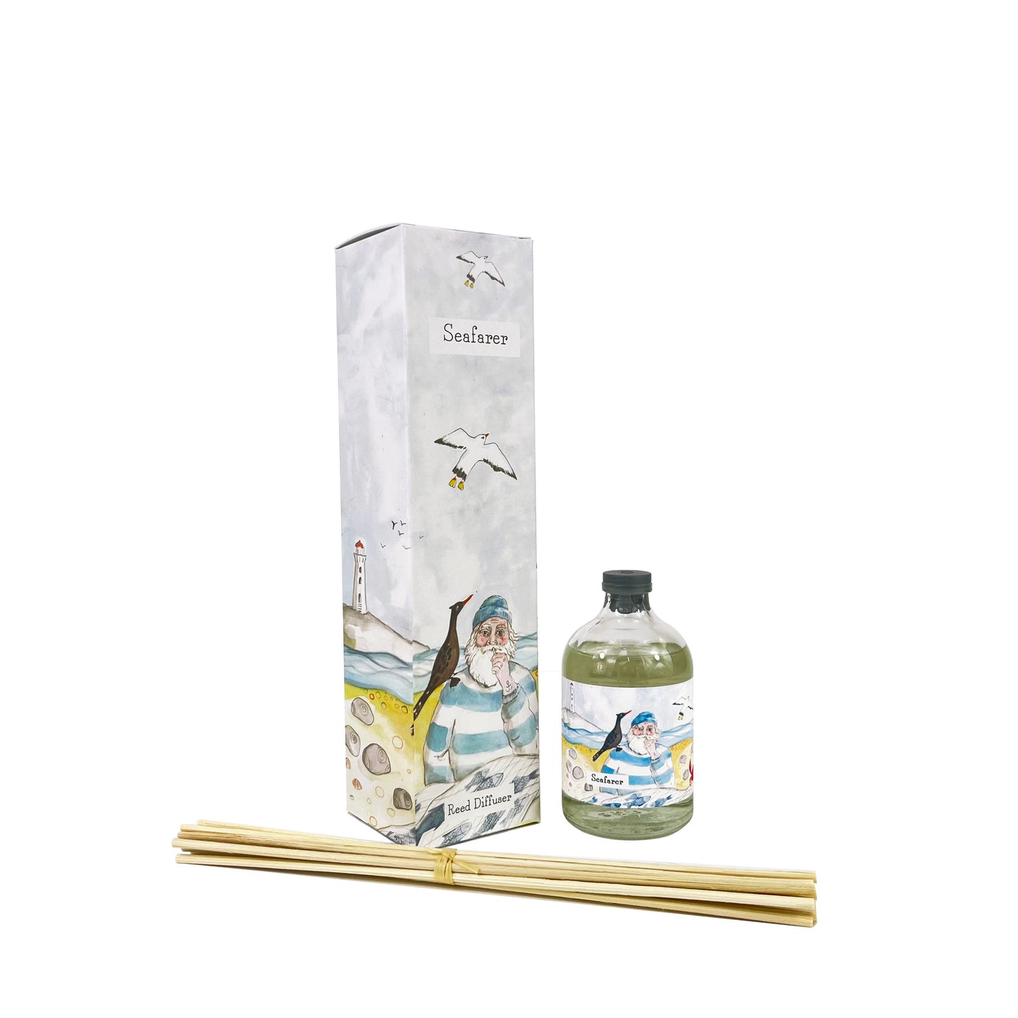 Heaven Scent Incense Ltd - Reed Diffusers - Coastal Range Illustrated