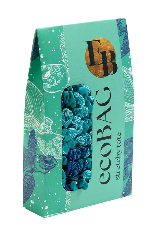 Be-Bougie - Eco Sustainable Tote Bag -  Blue Ocean Turtle