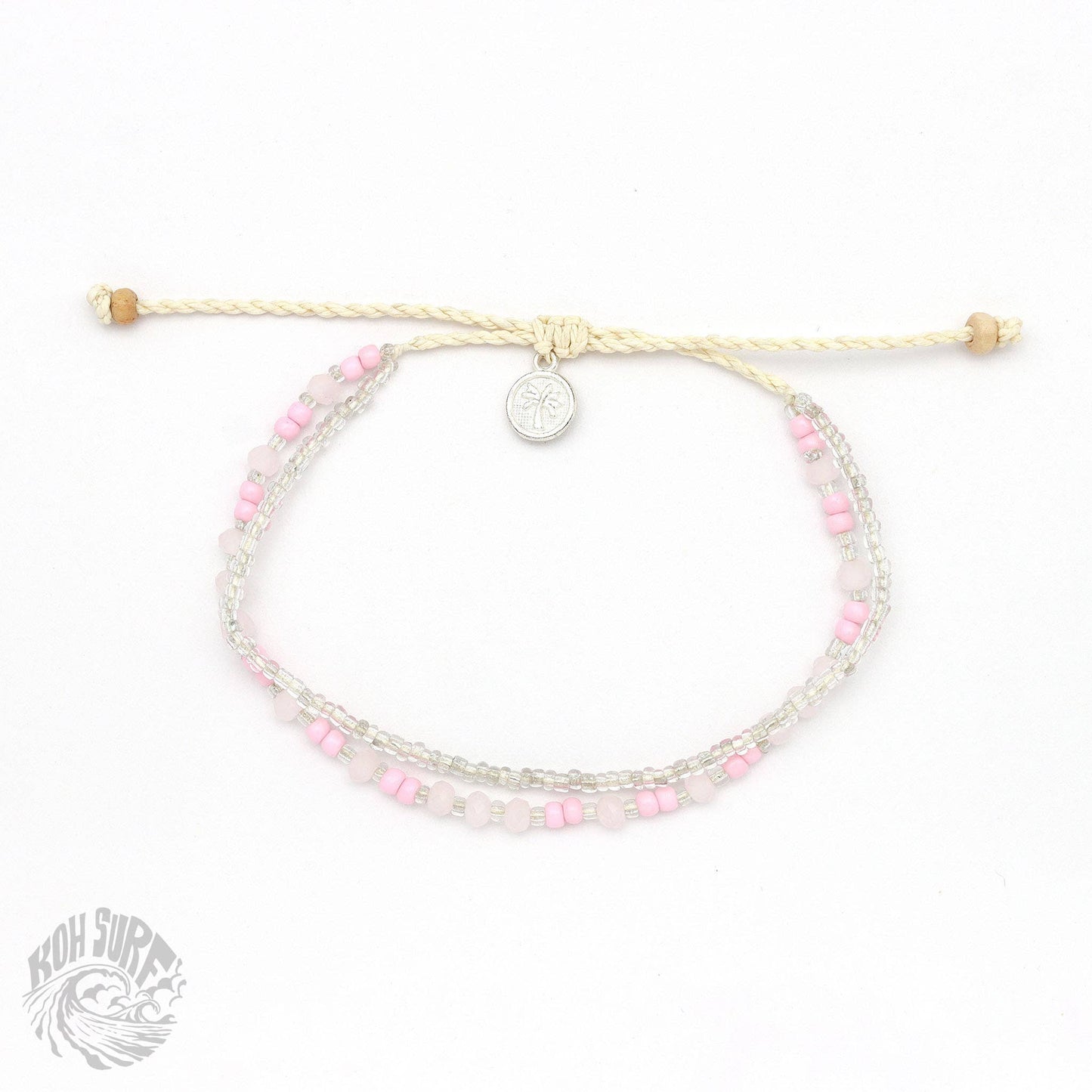 Pineapple Island -  Kanawa Beach Beaded Bracelet, Surf Bracelet by Koh Surf : Spring Tones