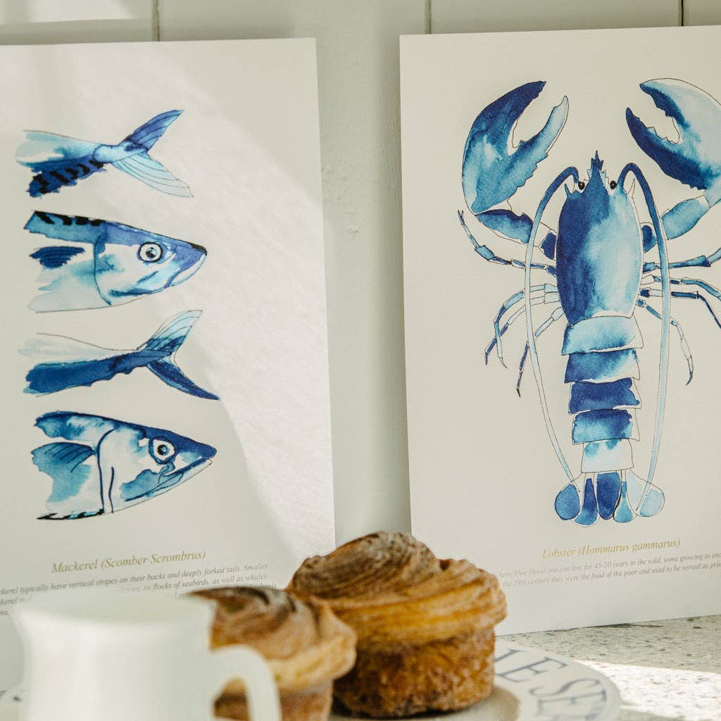 Lobster Watercolour Print