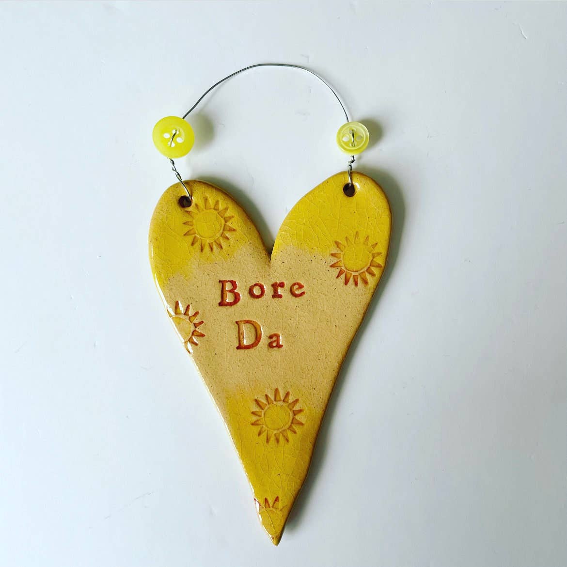 Bore Da Ceramic Hanging Heart