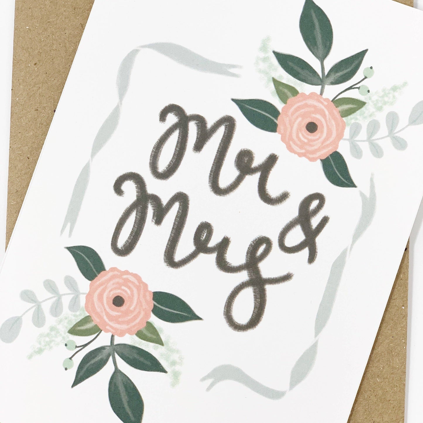 Lomond Paper Co - Mr & Mrs Wedding Day Card