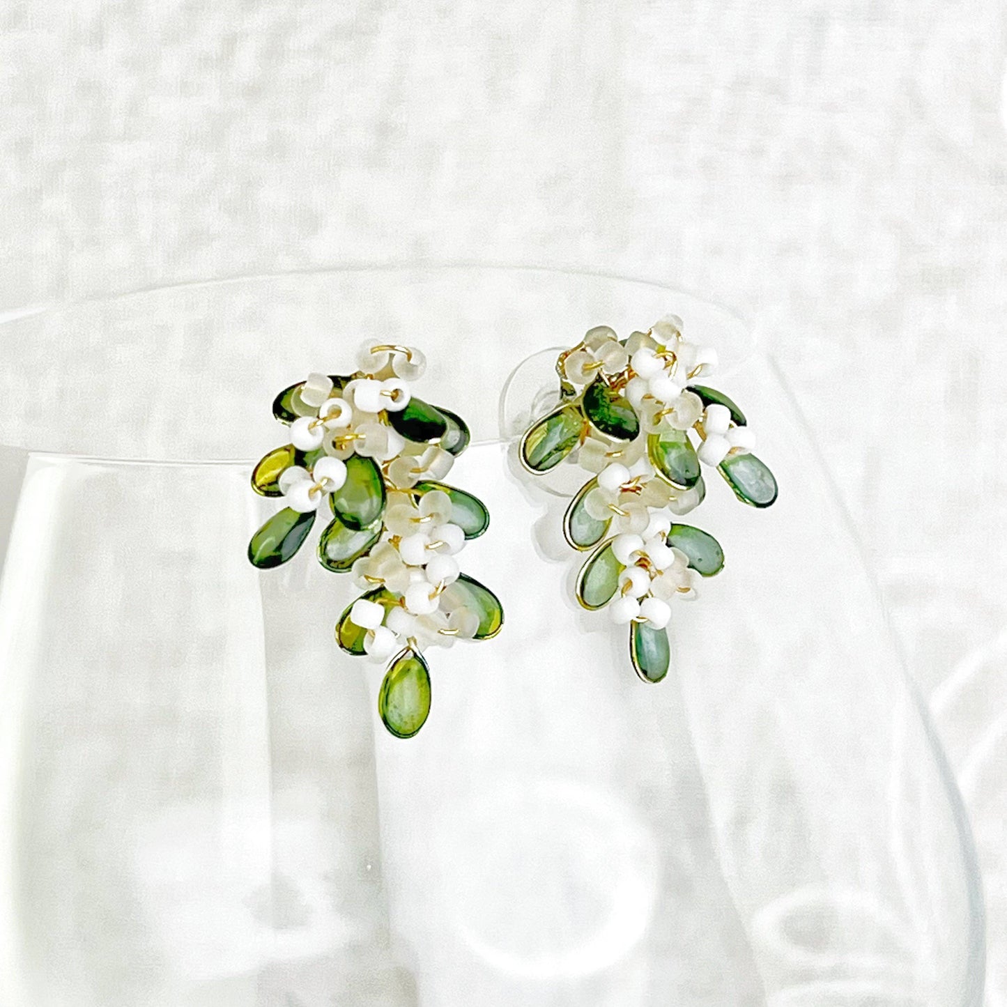 Ninaouity - Handmade Olive Branches Earrings