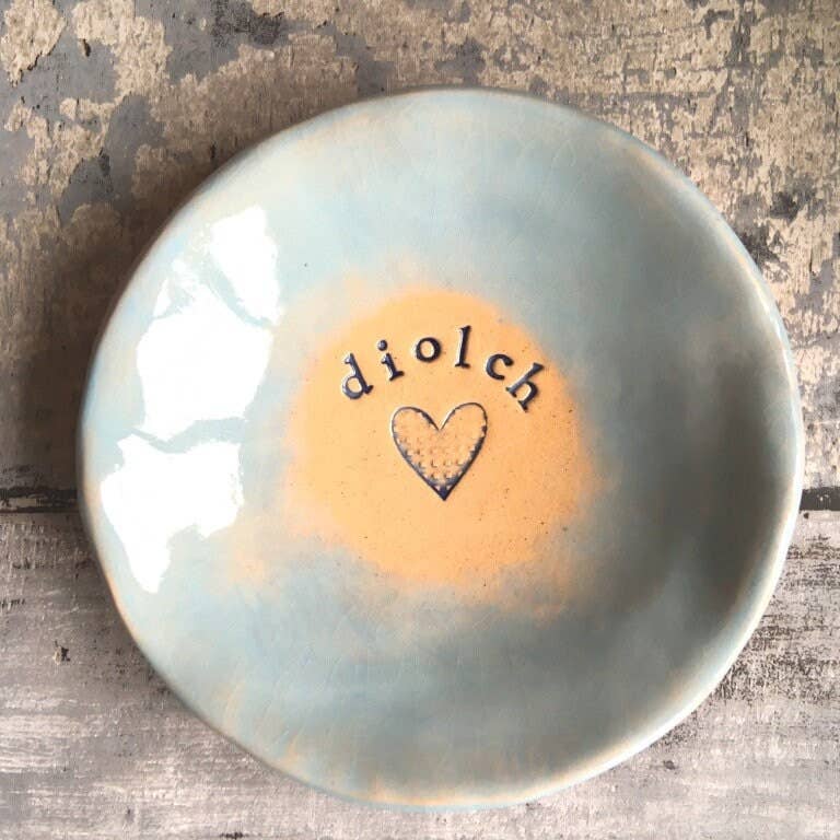 Diolch Ceramic Dish - Made in Wales