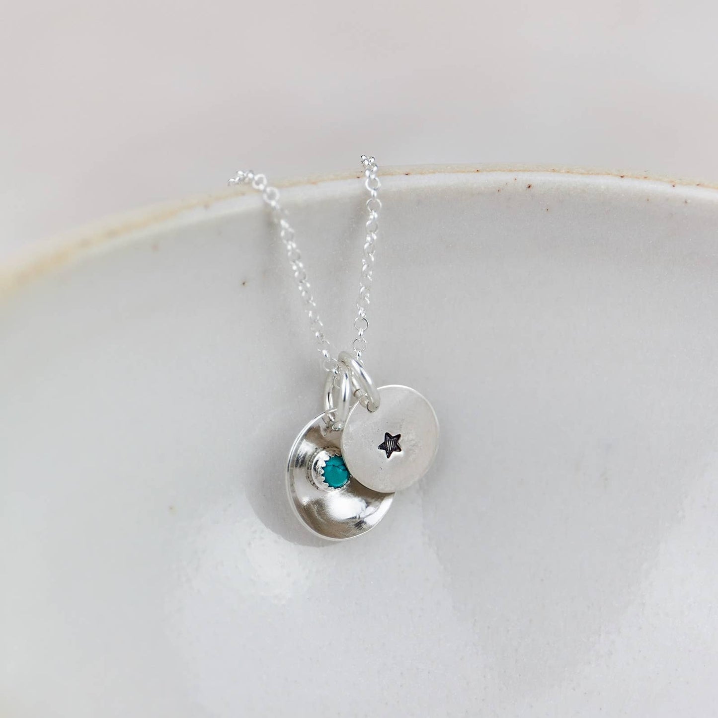 Lucy Kemp Jewellery - Sterling Silver Boho Pendant