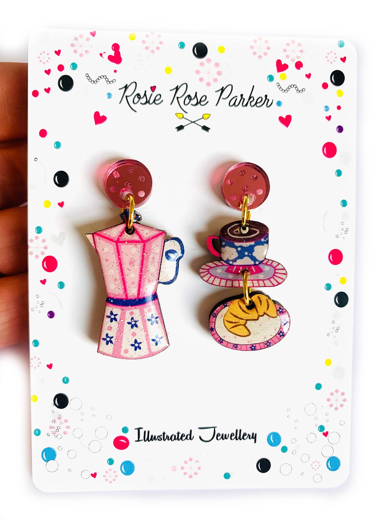Rosie Rose Parker - Funky statement earrings