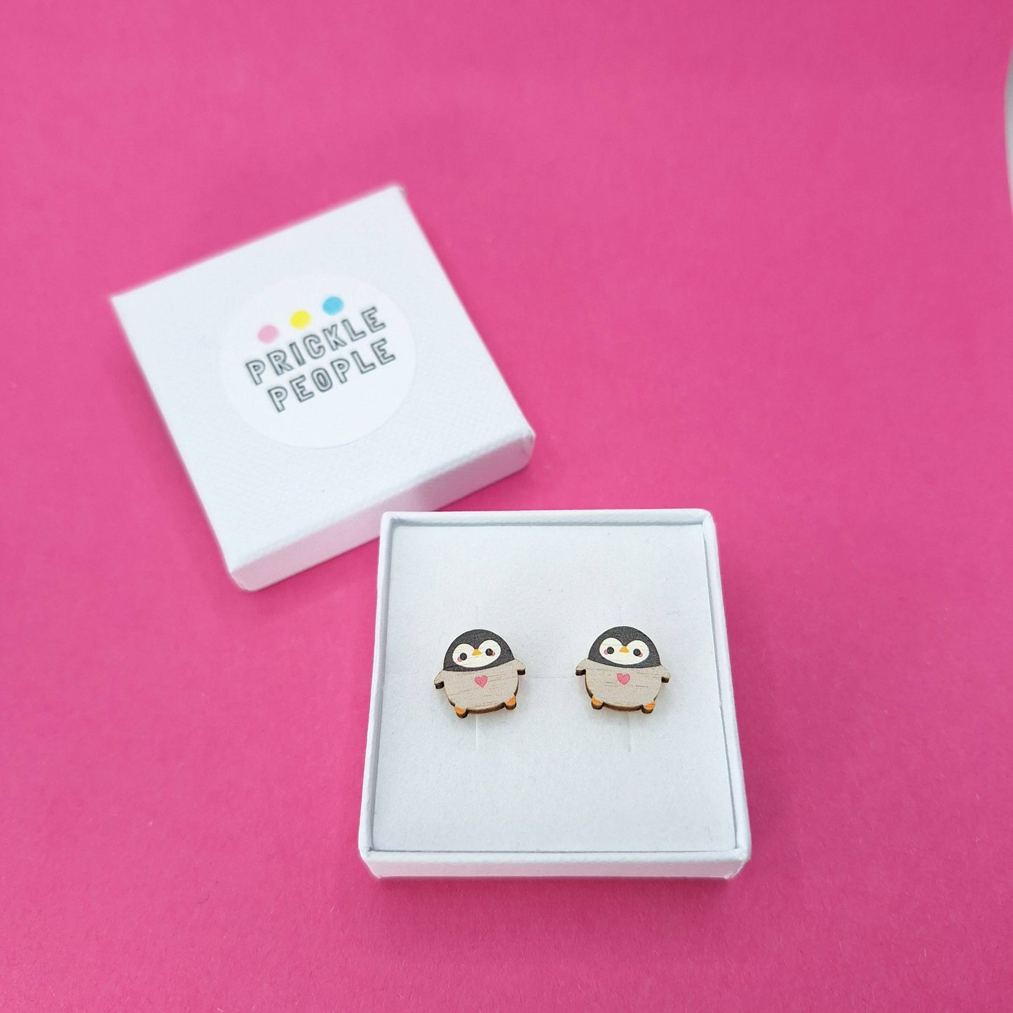 Penguin Stud Earrings