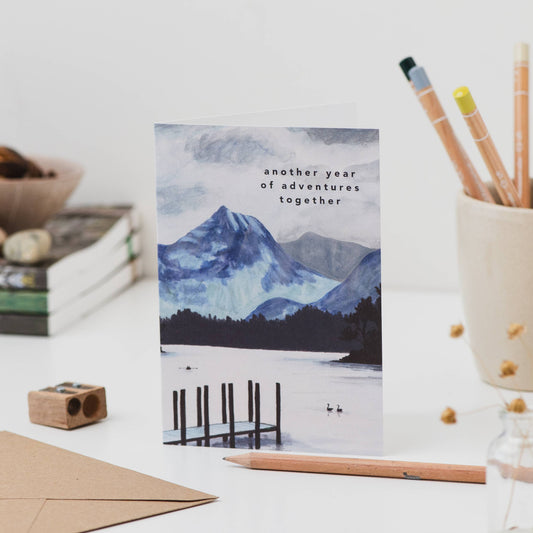 Joy Jen Studio - Another Year of Adventures Together Anniversary Card