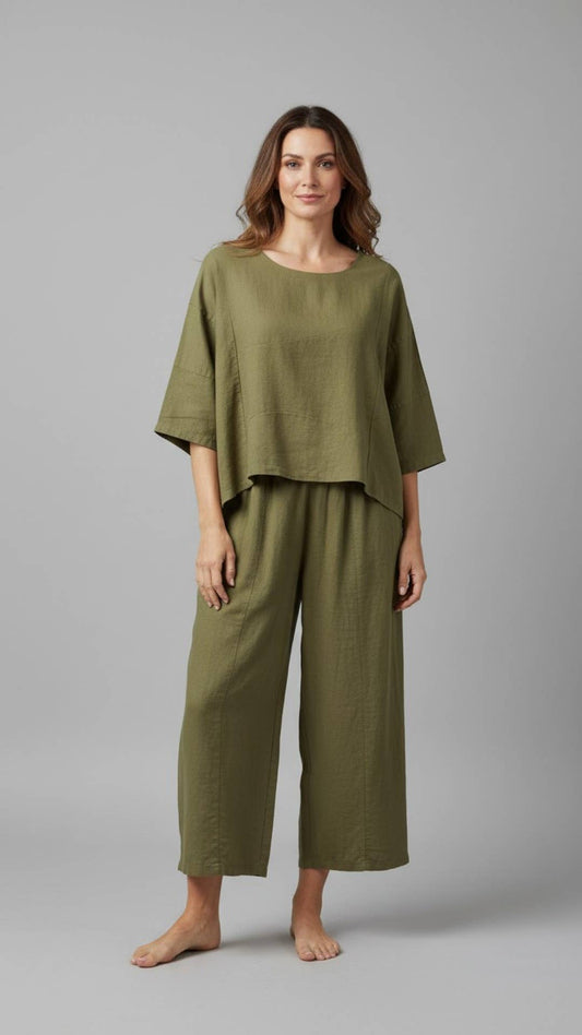 The Imani Linen Top