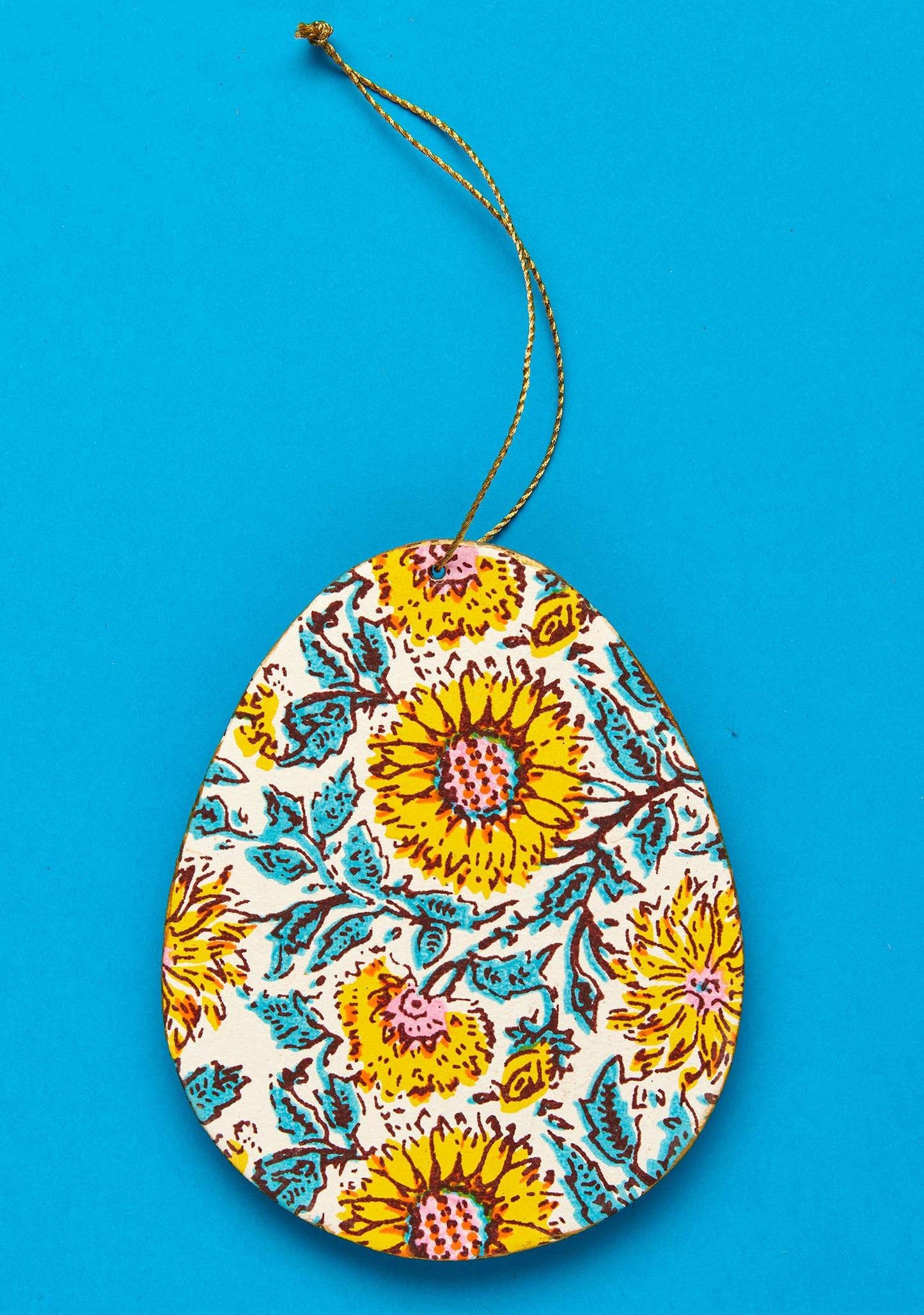 Hand Block Printed Egg Decoration