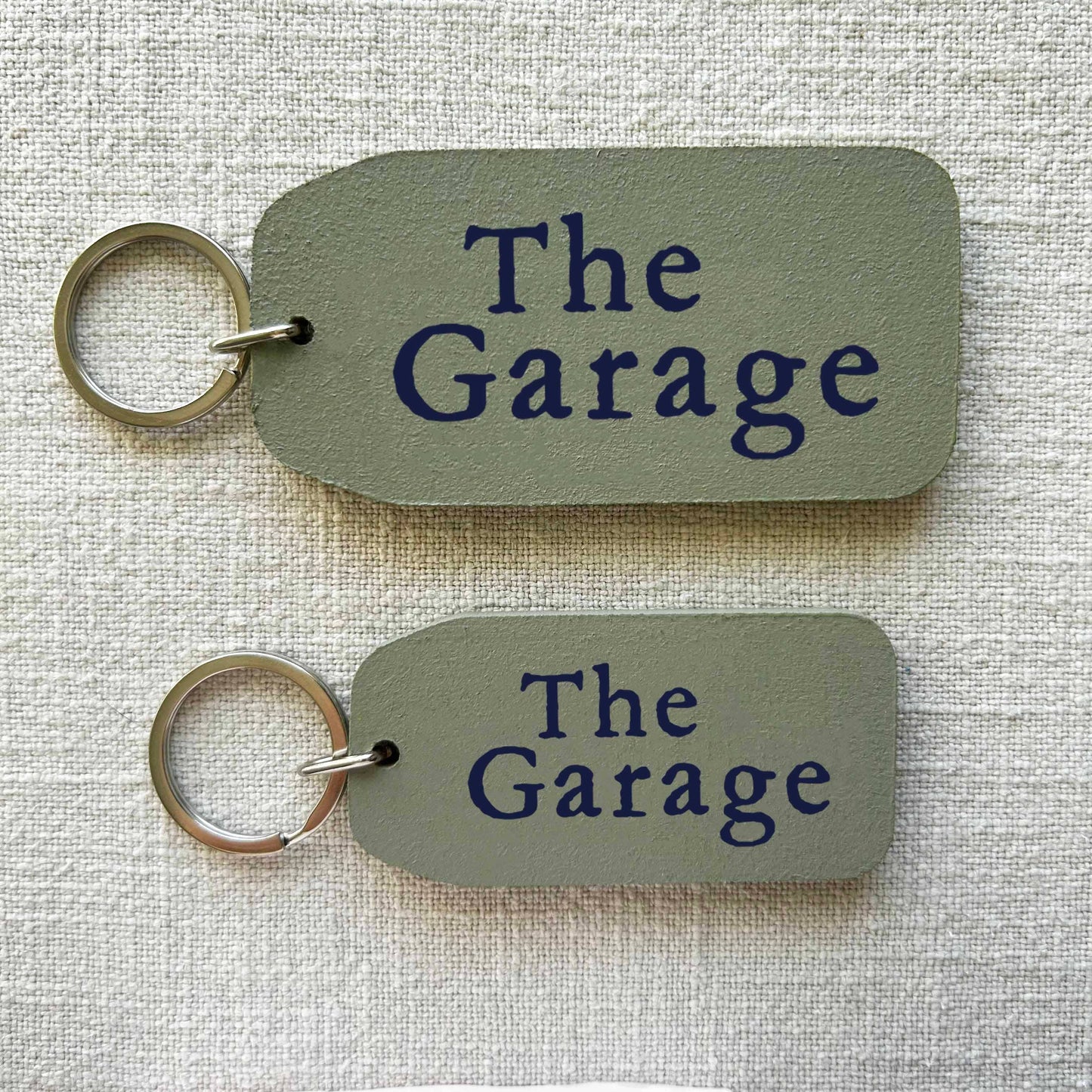 The Wooden Postcard Company - The Garage - Wooden Key Tag