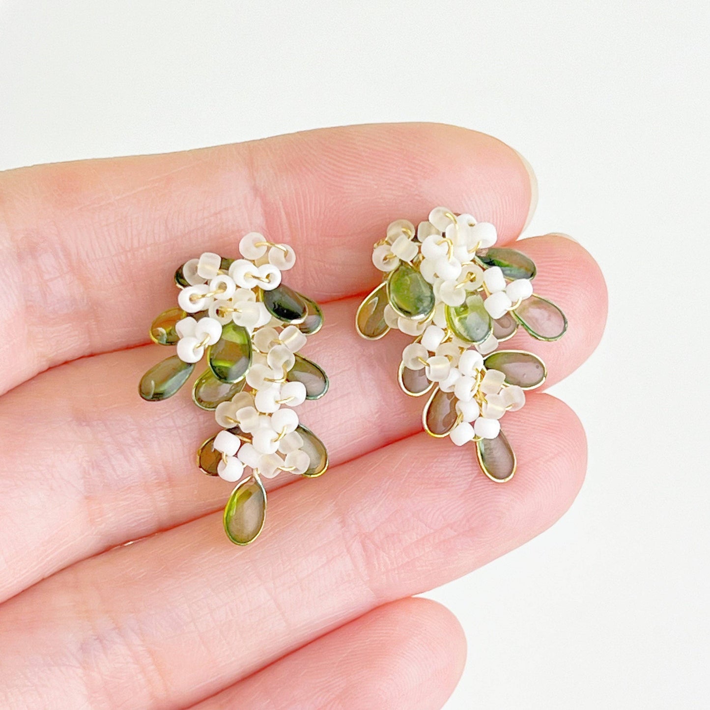 Ninaouity - Handmade Olive Branches Earrings