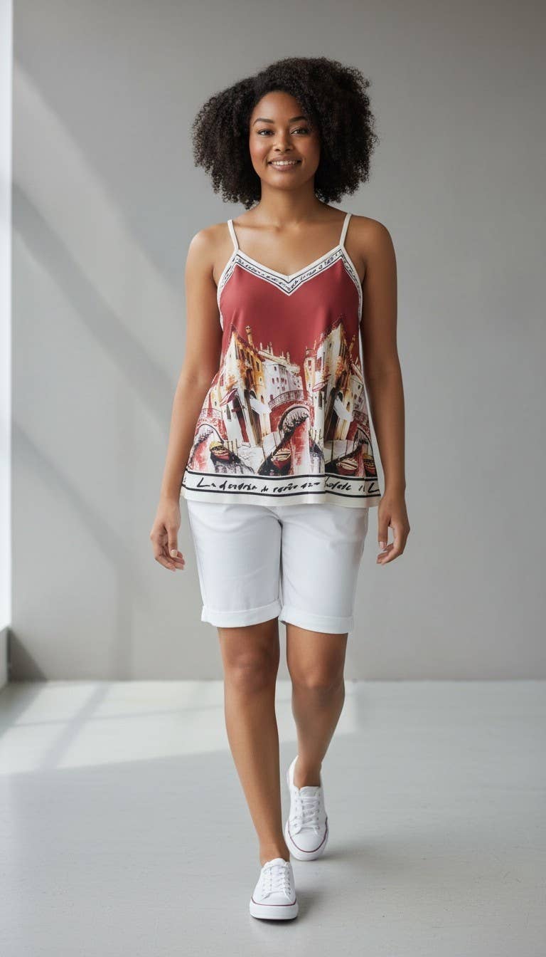 Vienna Bliss Printed Vest