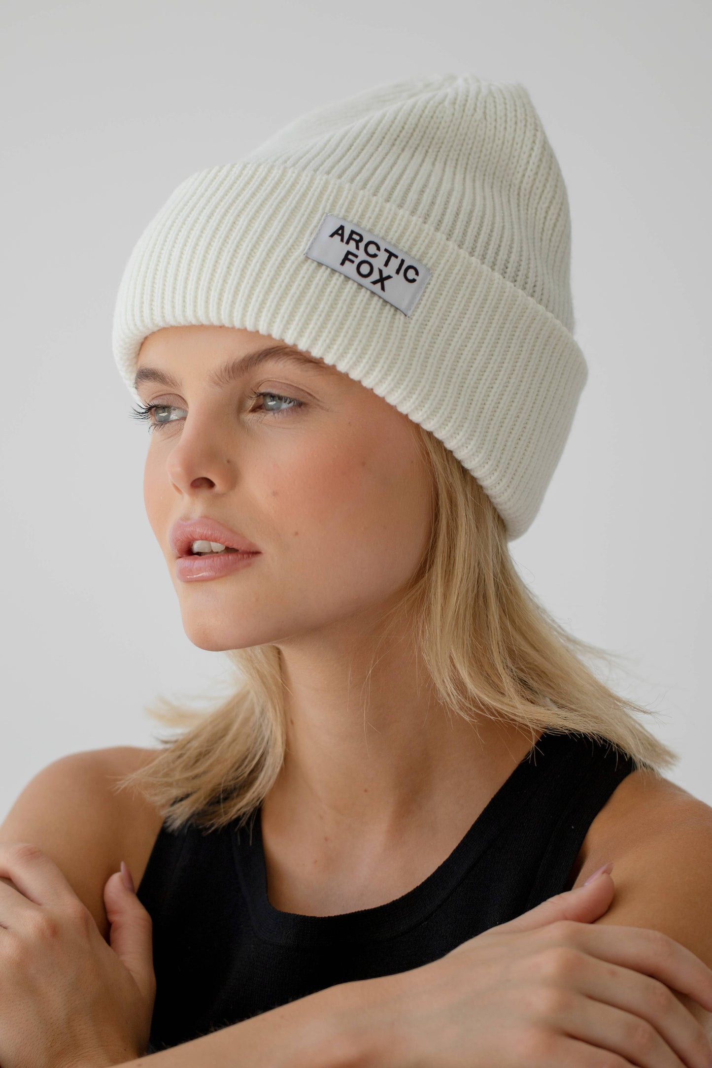 The Recycled Bottle Beanie - Winter White - AW22