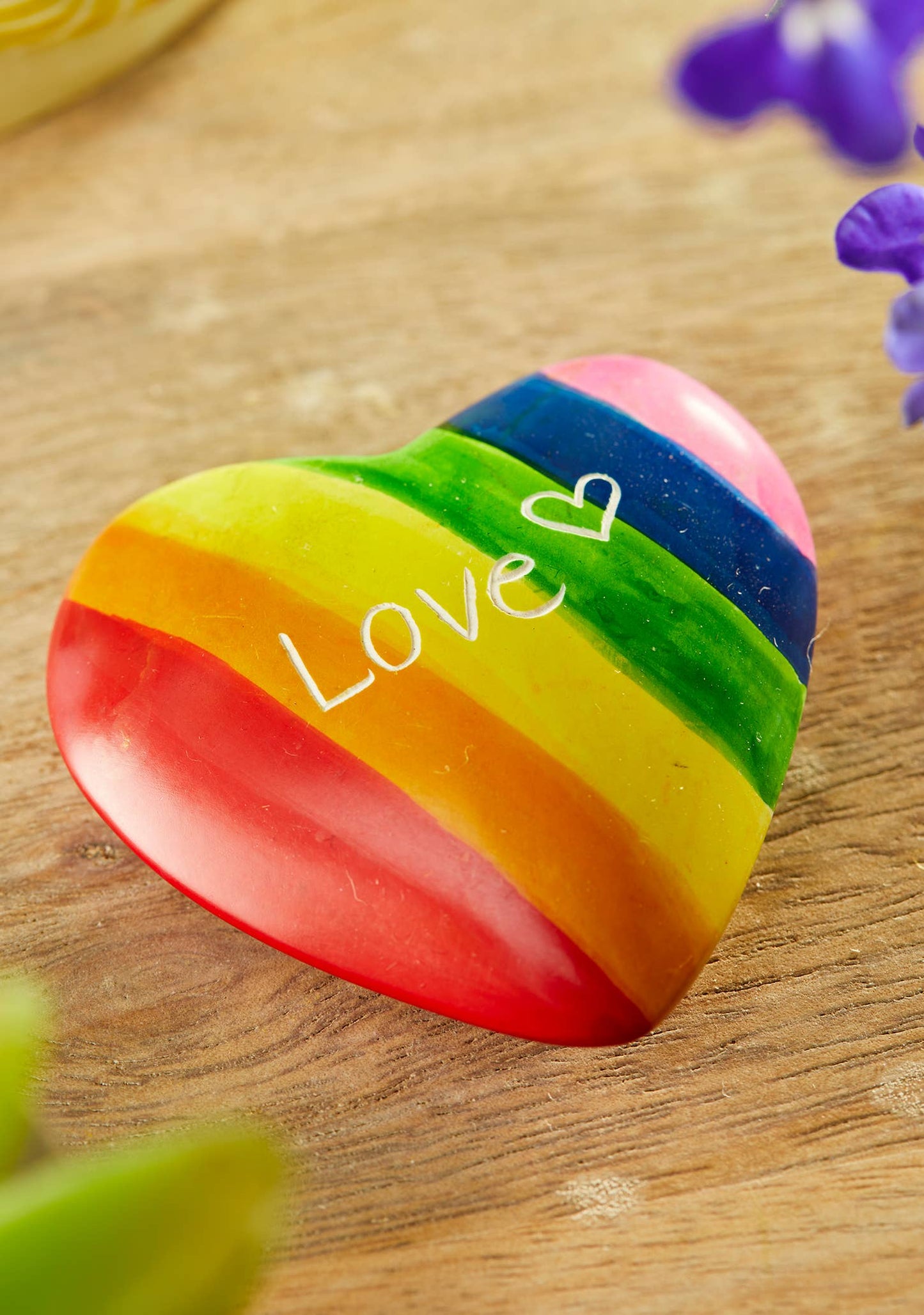 Namaste - Rainbow Sentiment Heart Love