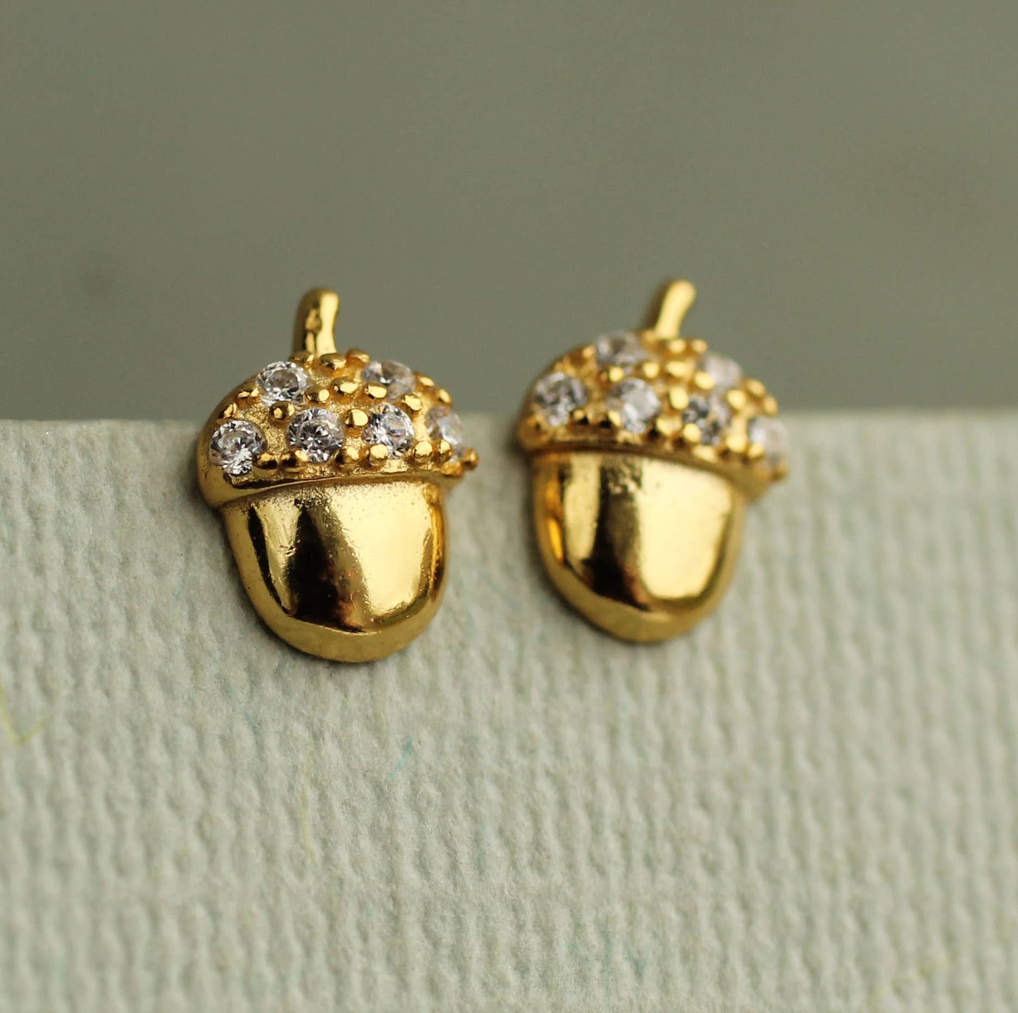 Silk Purse, Sow's Ear - Acorn Stud Earrings