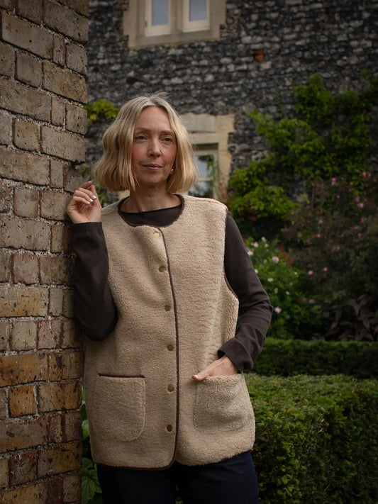 Chalk UK - Abby gilet - oat