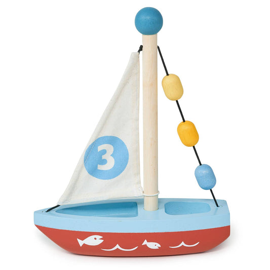 Threadbear Design UK - Mentari Wooden Sailing Boat