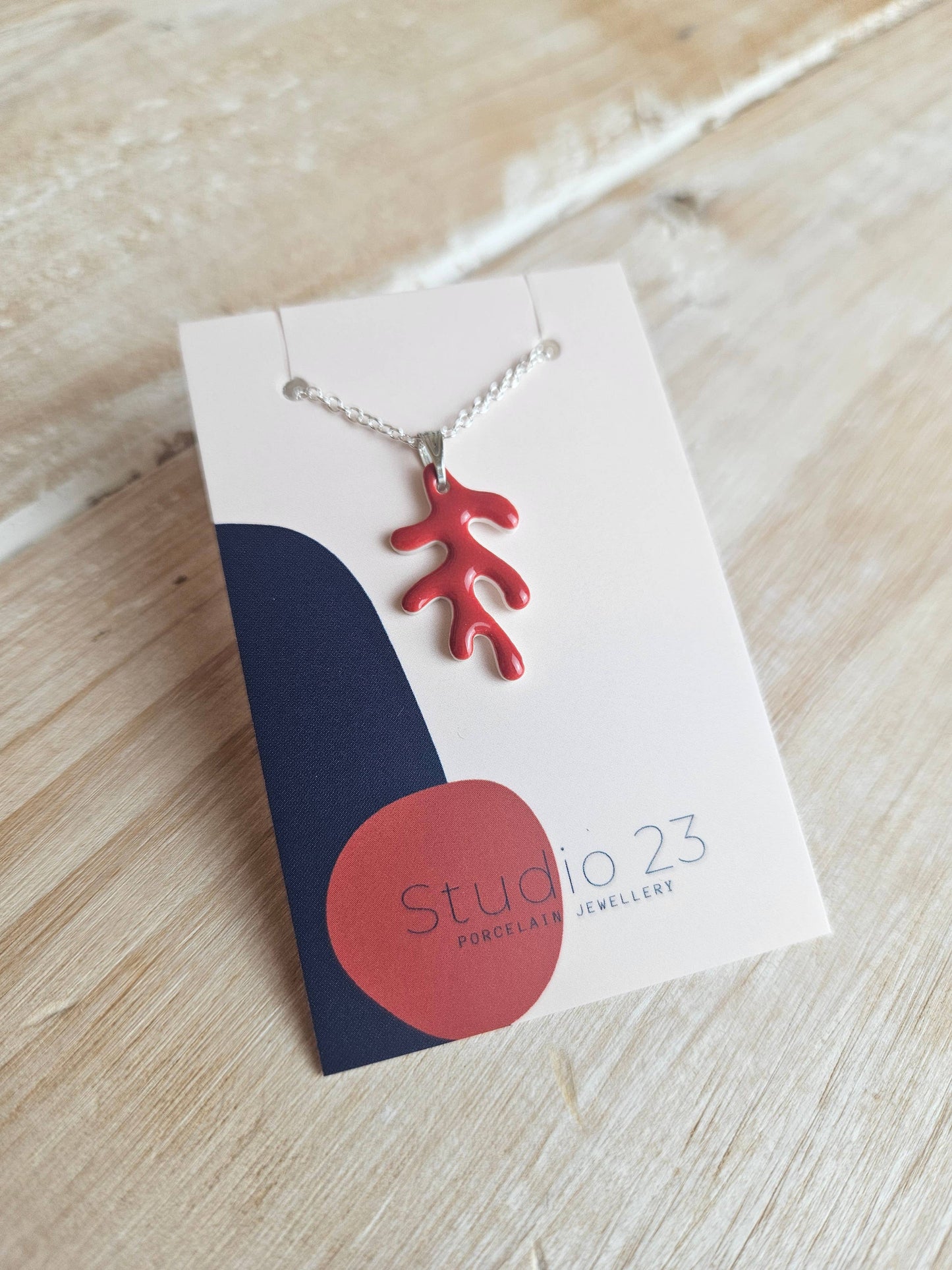 Studio 23 Ceramics - Pendant Coral