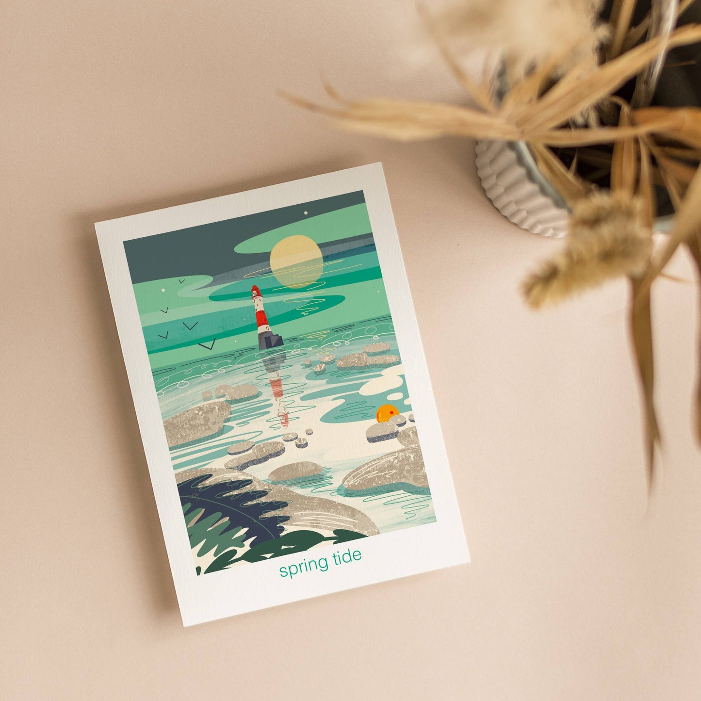 Spring tide - let's go outside greeting card nature outdoors