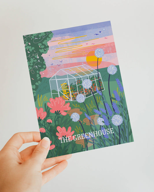 Onneke - The Greenhouse Greeting Card - Sanctuary - nature card