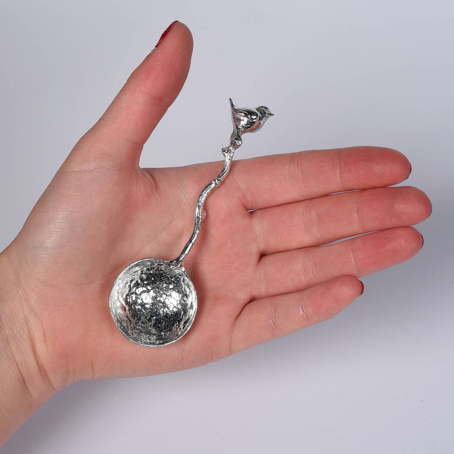 Wren Pewter Small Sugar Spoon