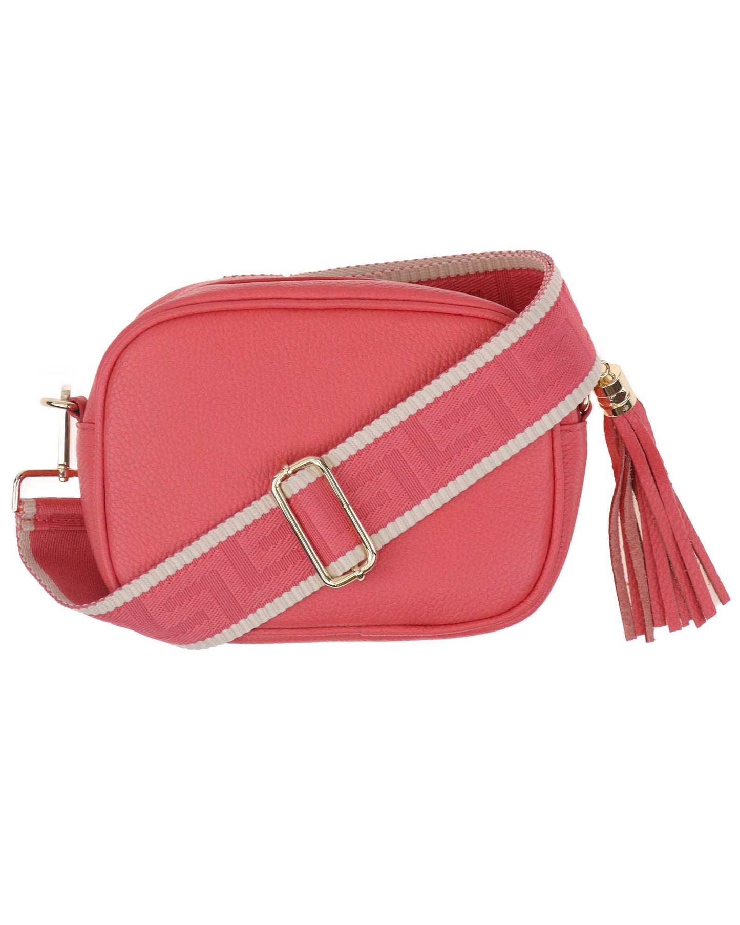 Cadenza Italy Ltd -  - Tassle Crossbody Leather Camera Bag
