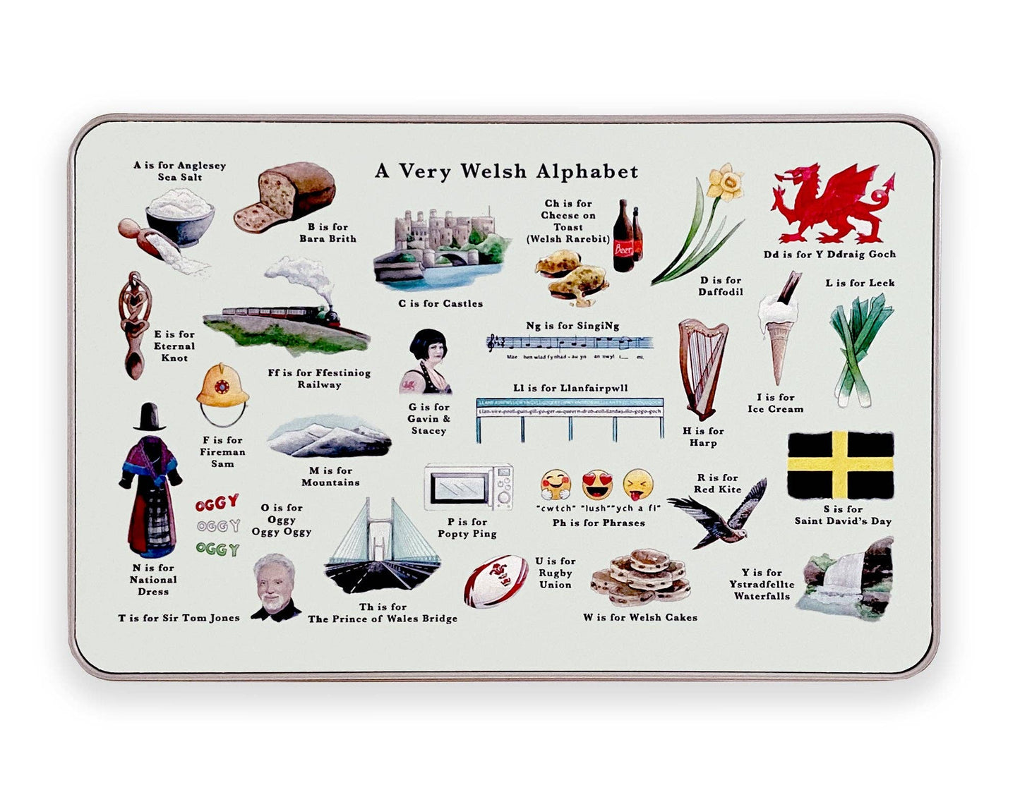 A Very Welsh Alphabet Storage Tin