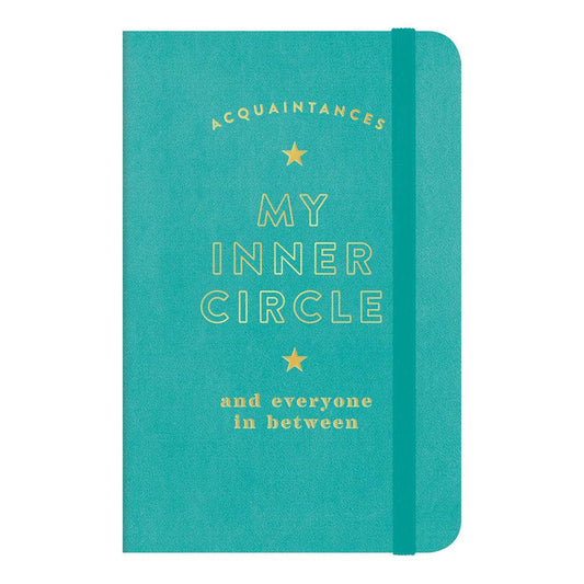 My Inner Circle Vegan Leather Address Book Keeper: Pocket Address Book