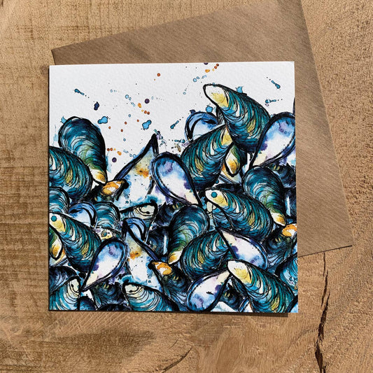 Dollyhotdogs - Mussels Greeting Card