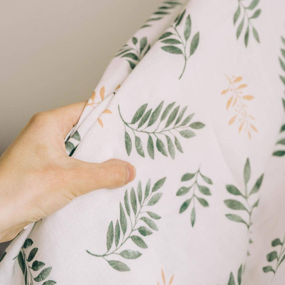 Beach Born Salcombe Ltd Dancing Leaves Muslin Swaddle