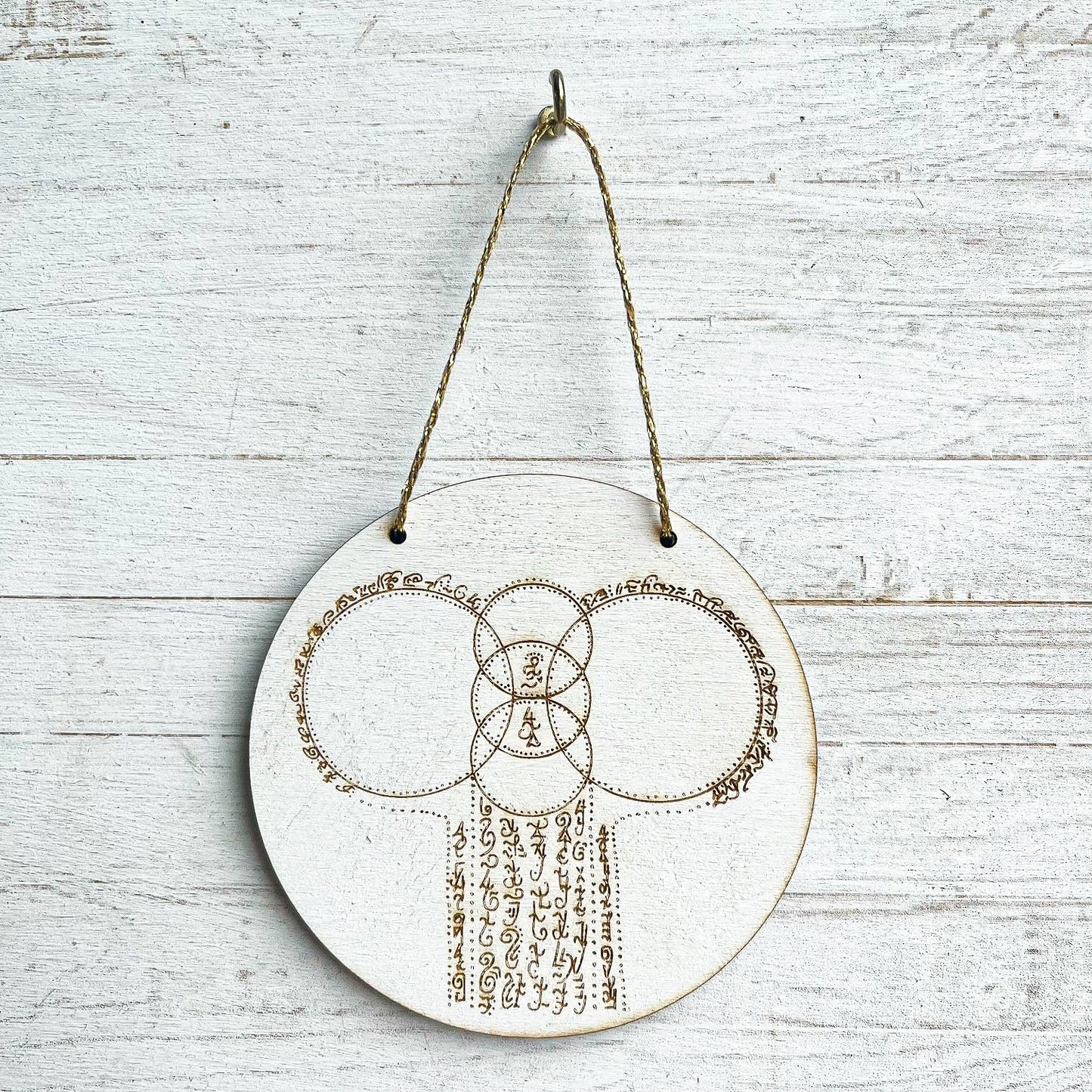 Gorgeous Little Bits - Divine Feminine Light Code Circular Hanging Decoration