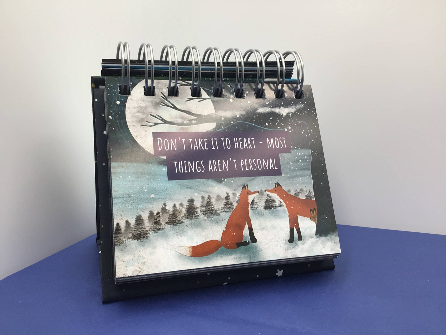 Fox Under The Moon - Thought For The Day: 366 Desktop Quotes - UNDATED