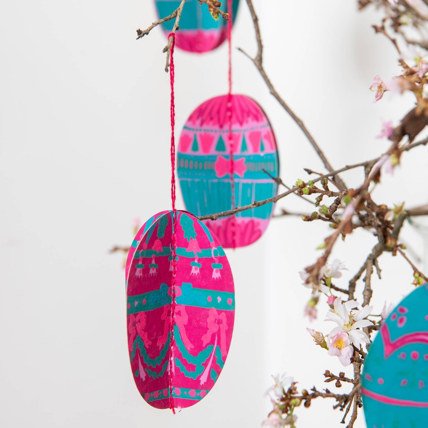 East End Press Easter Egg Paper Ornaments