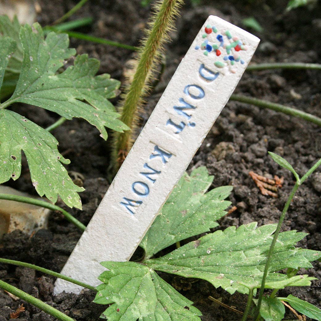 The Bad Gardener's Ceramic Markers