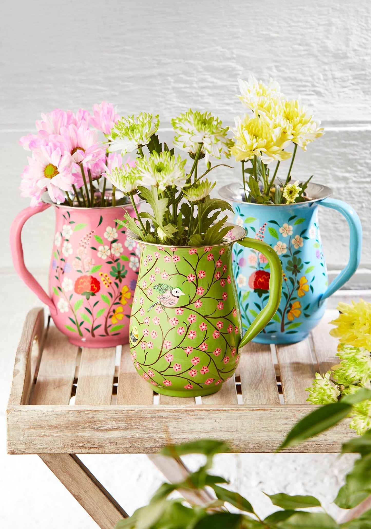 Namaste - Sanasar Hand Painted Enamel Jug