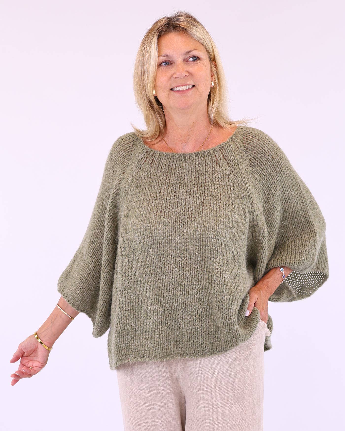 Alpaca Blend Swing Jumper