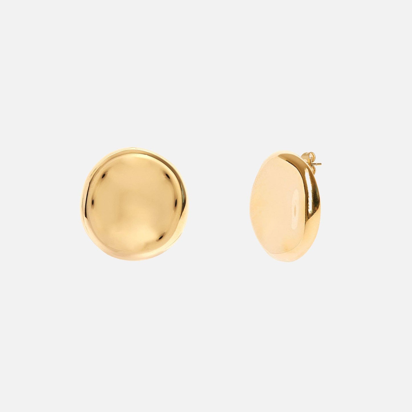 Clam Waterproof Gold Drop Earrings