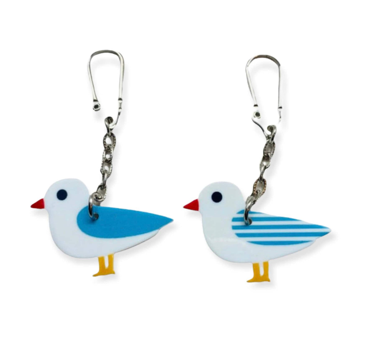 Jewells - Resin Seagull Keyring Key Chain