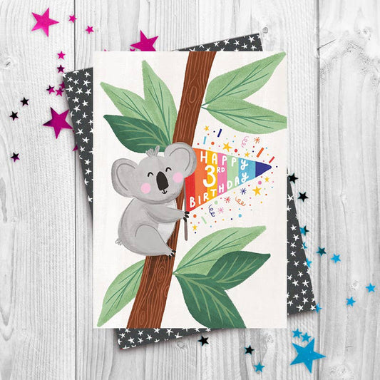 Animal Magic - Age 3 - Greetings Card