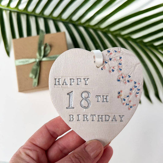 18th Birthday Hanging Heart