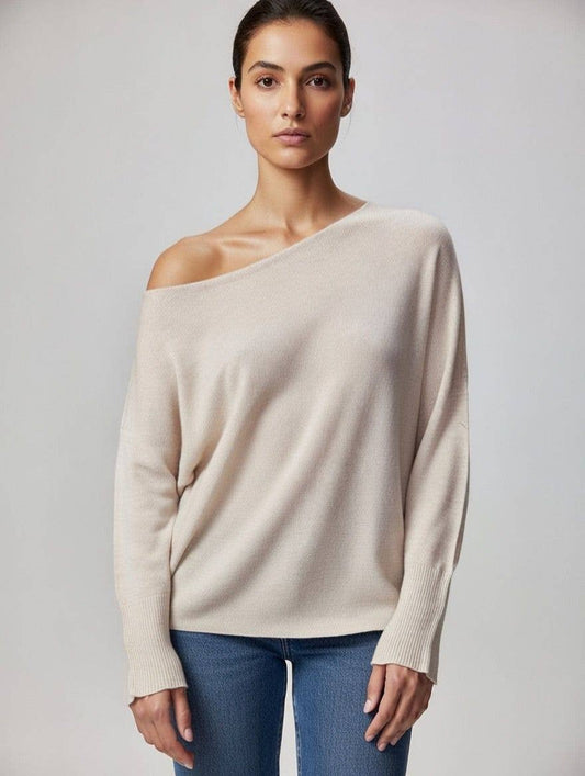 Pearl Back Batwing Knit