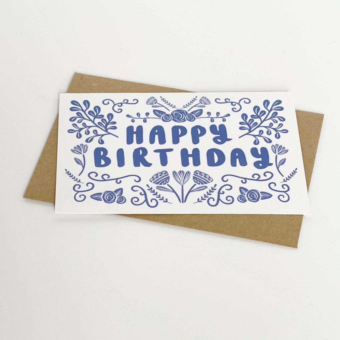 Lomond Paper Co - Happy Birthday - Folk Blue