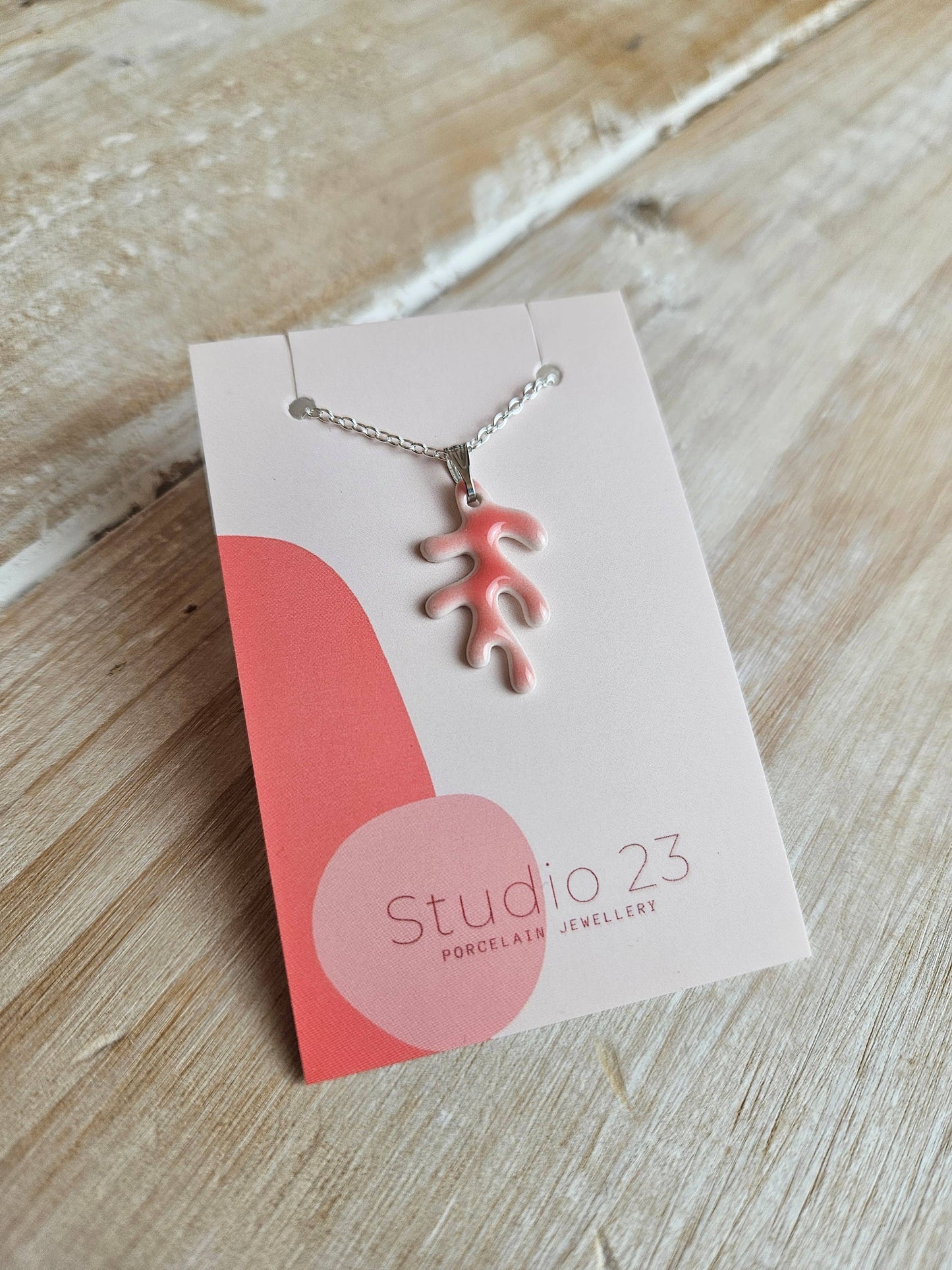 Studio 23 Ceramics - Pendant Coral