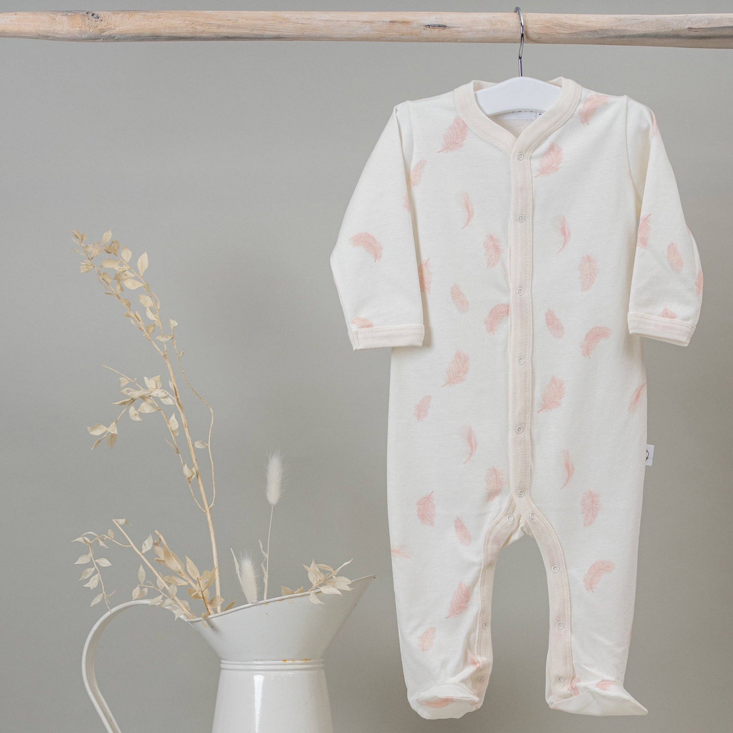 Ciconia Organics Falling Feather Sleepsuit